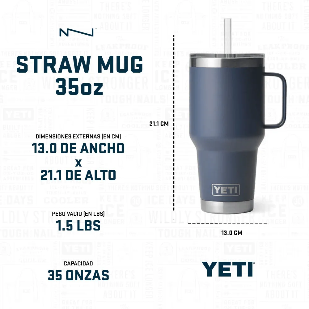 21071502459 TERMO RAMBLER 35oz STRAW MUG COSMIC LILAC MARCA YETI