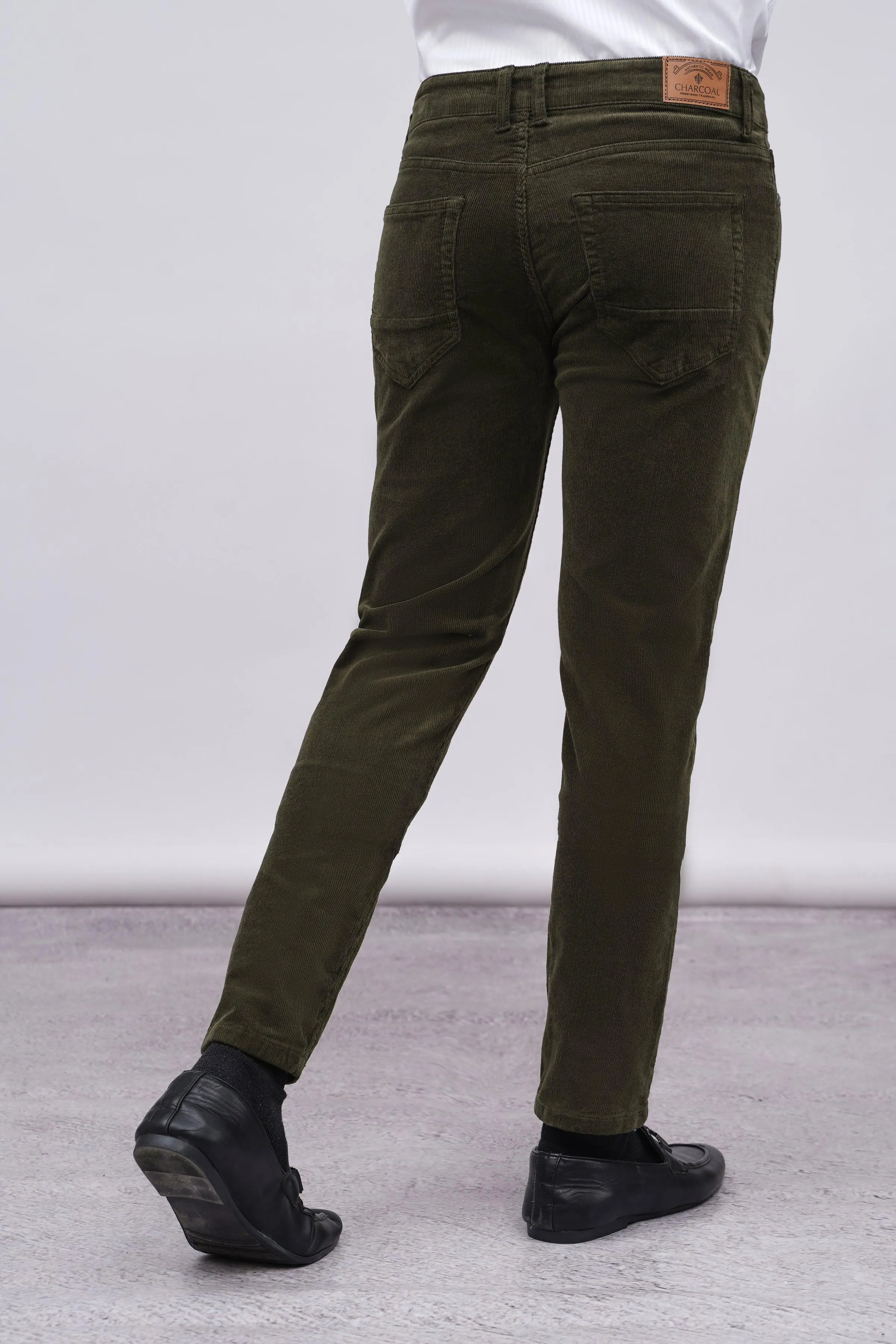 5 POCKET CORDUROY PANT OLIVE