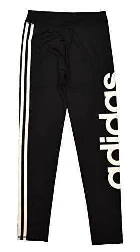 Adidas Girls' Performance Tight Three Stripe Leggings