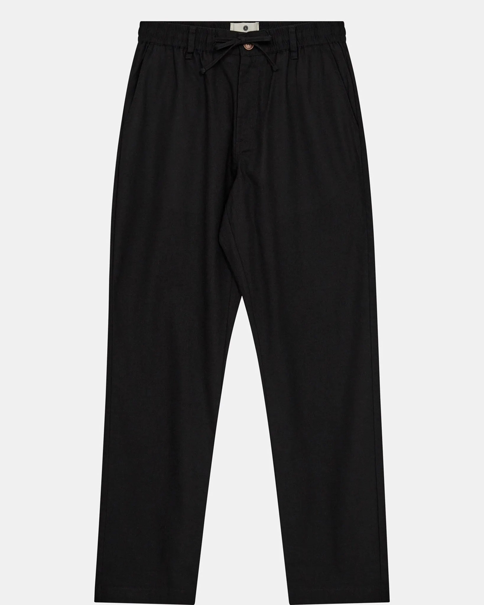 AKJAN COT/LINEN ELA PANTS - Caviar