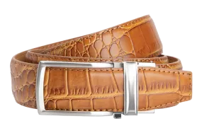 Alligator Tan V2, 1 3/8 Strap, Dress Belt