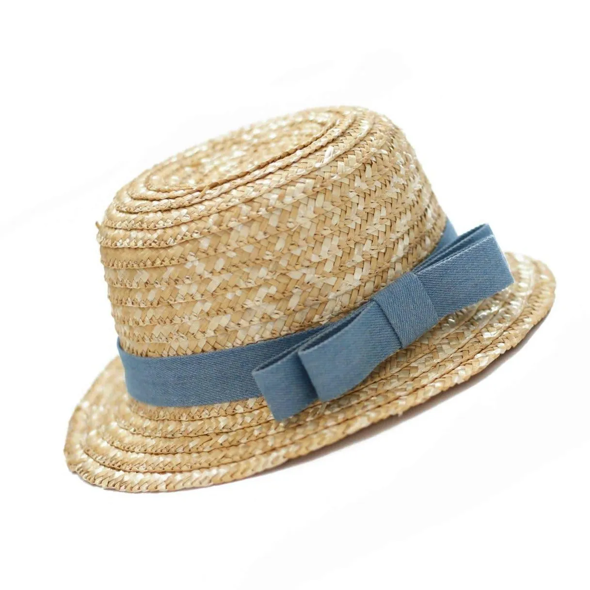 Blueberry Bay Dream Weaver Boater Style Sun Hat