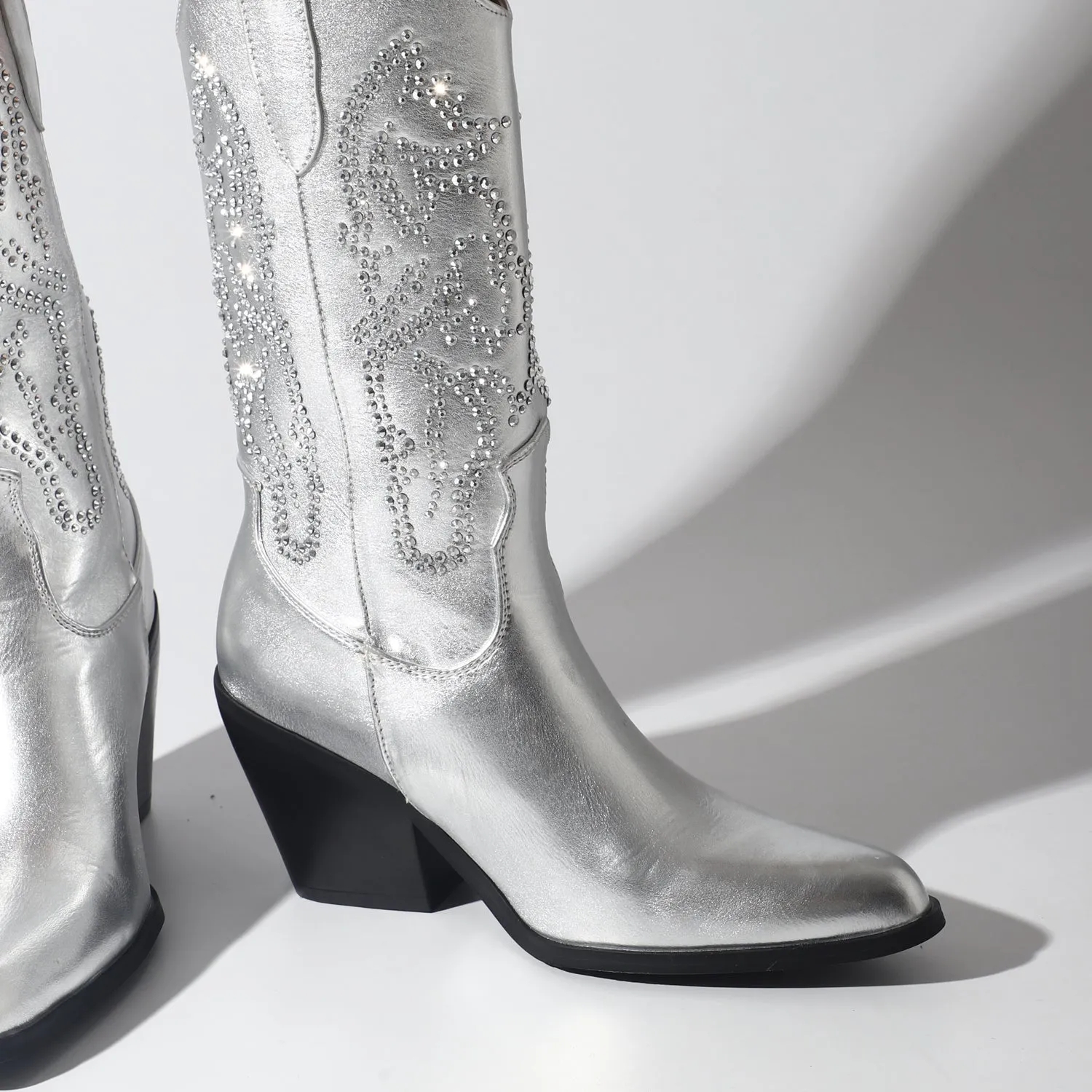 Botas Texas plata