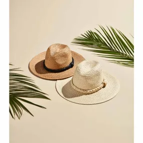 Braided Straw Fedoras