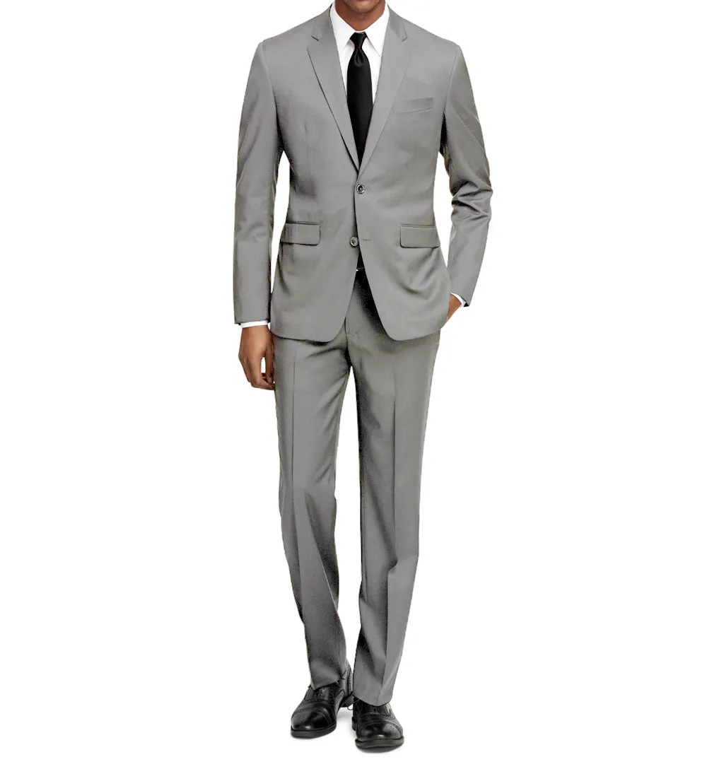 Braveman Men's Formal Two Piece 2-Piece Slim Fit Cut Suit Set