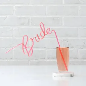 Bride Bachelorette Party Silly Straw