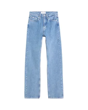 Calvin Klein High Rise Straight Denim Light