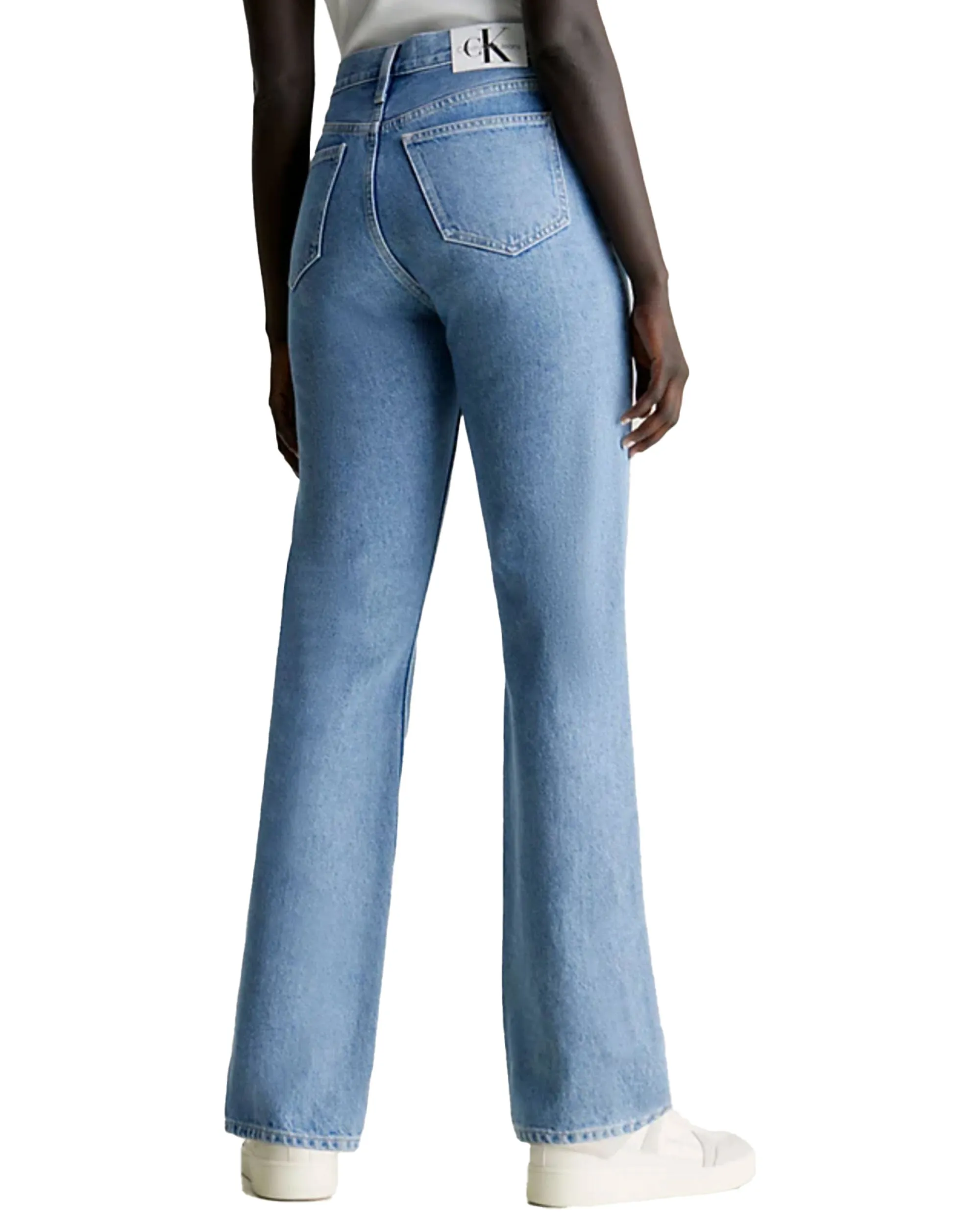 Calvin Klein High Rise Straight Denim Light