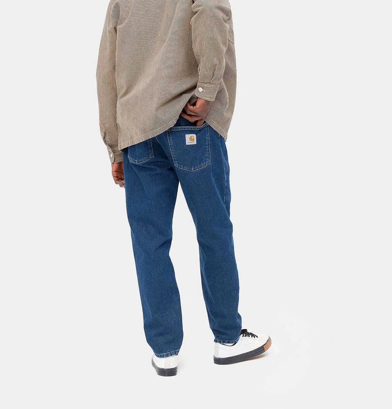 Carhartt WIP Newel Pant in Blue Stone Washed