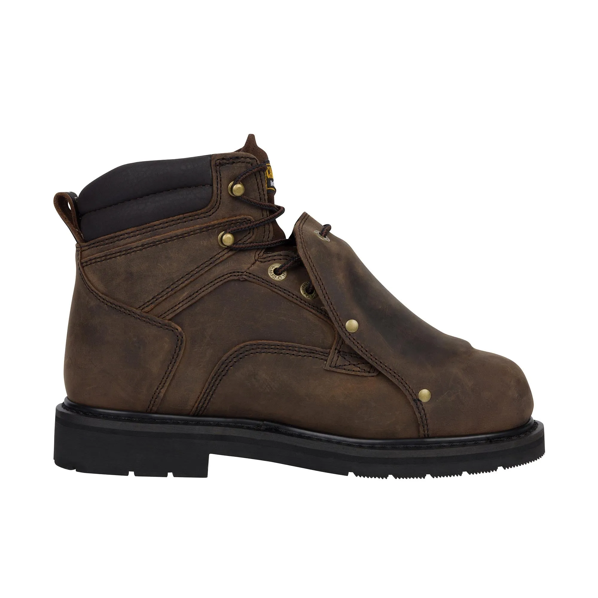 Carolina Metpro Steel Toe Dark Brown Crazy Horse