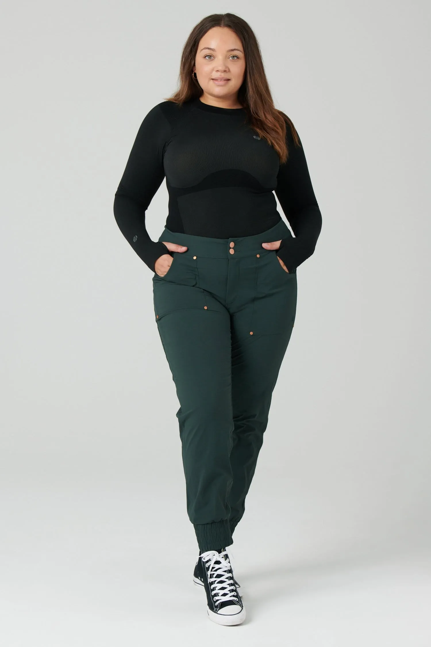 Casual Stroll Pants - Forest Green