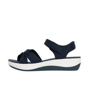 Clarks Womens Arla Shore Navy Textile