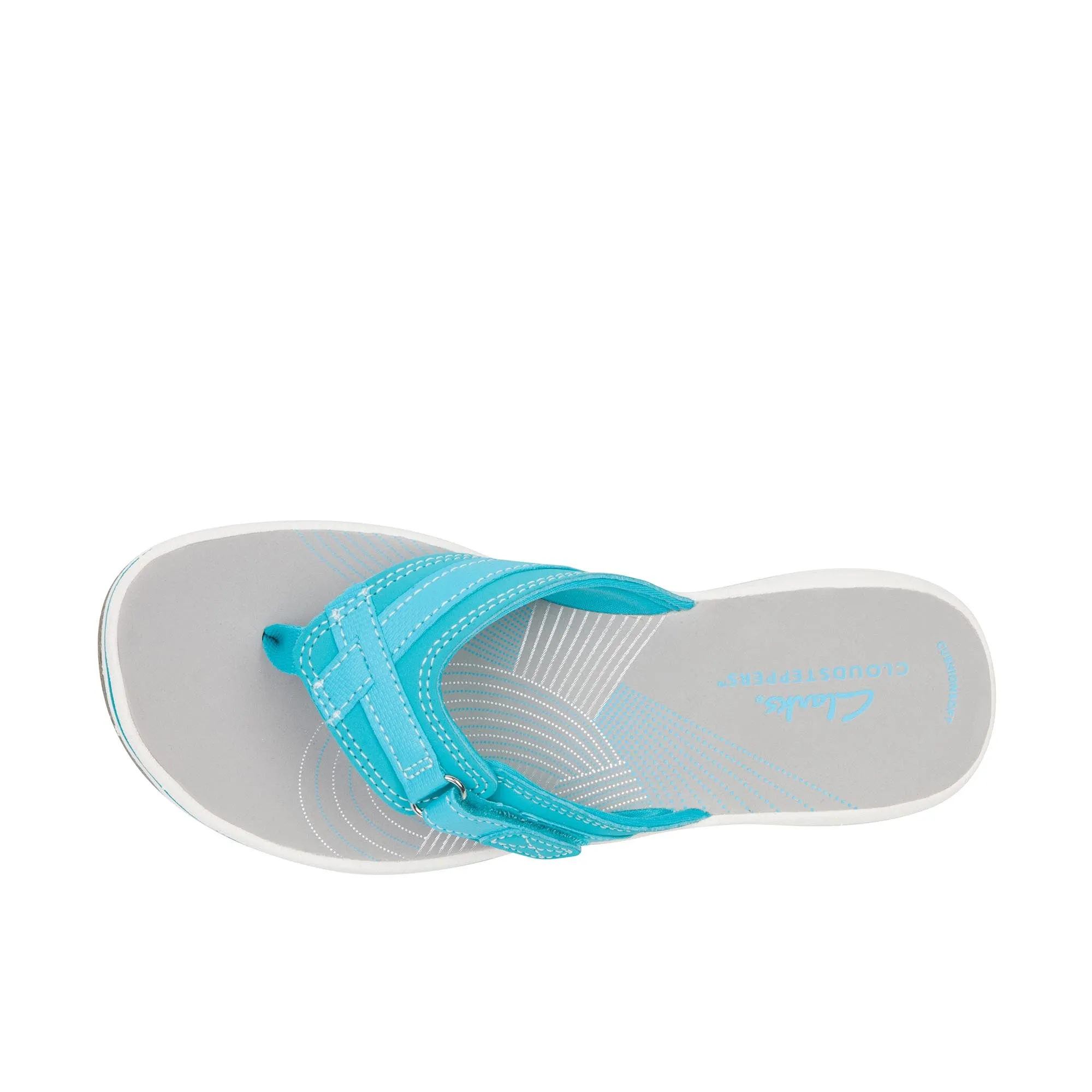 Clarks Womens Breeze Sea Aqua Synth