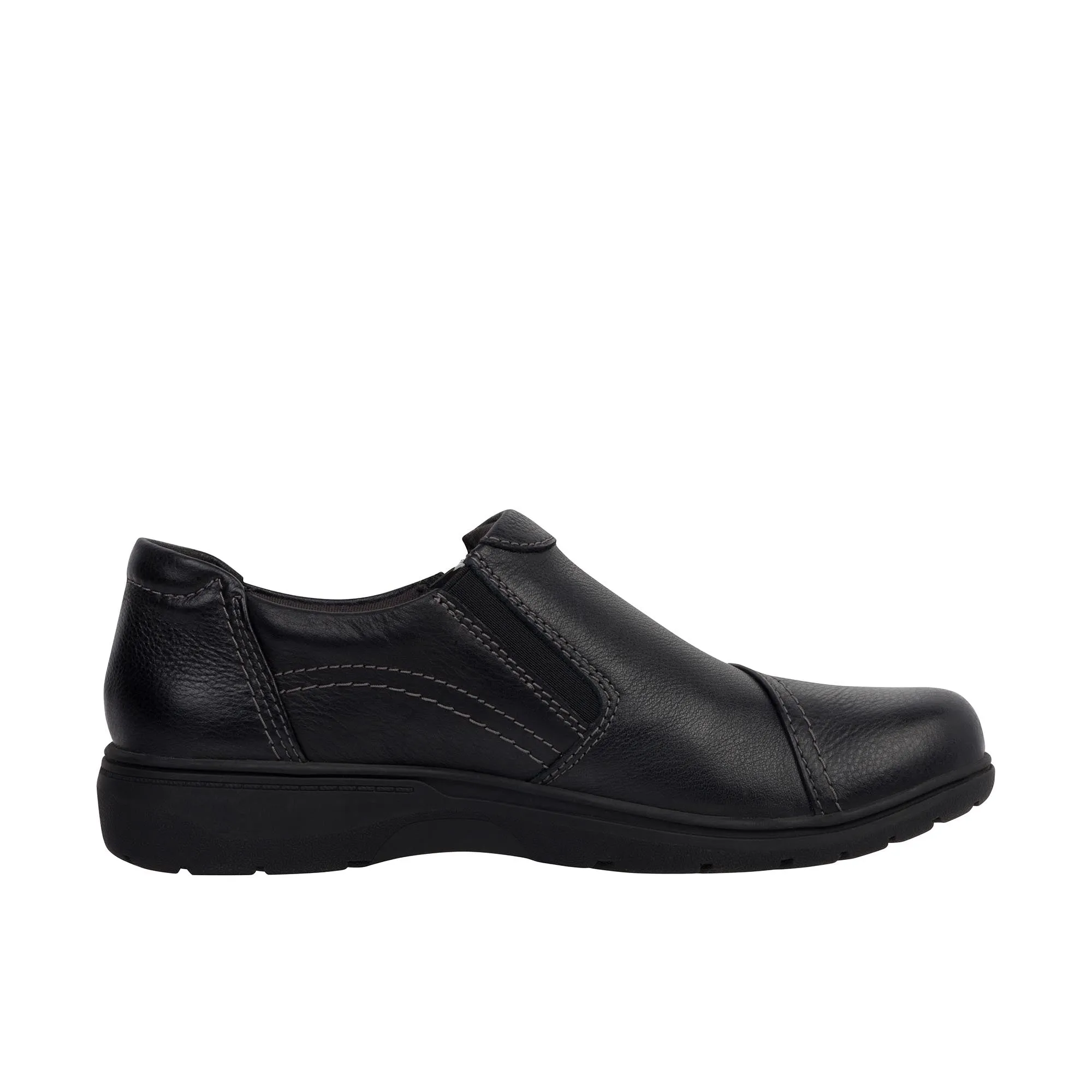 Clarks Womens Carleigh Ray Black Leather