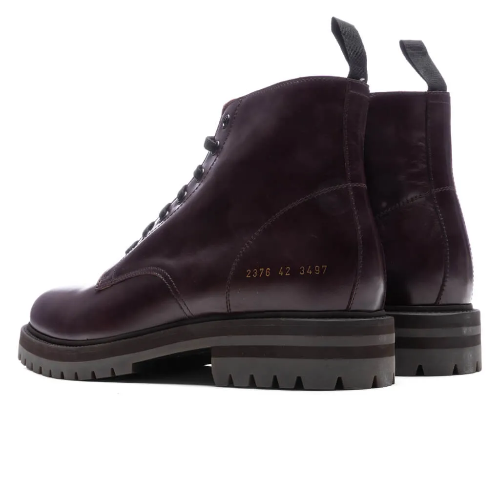 Combat Shoe - Oxblood