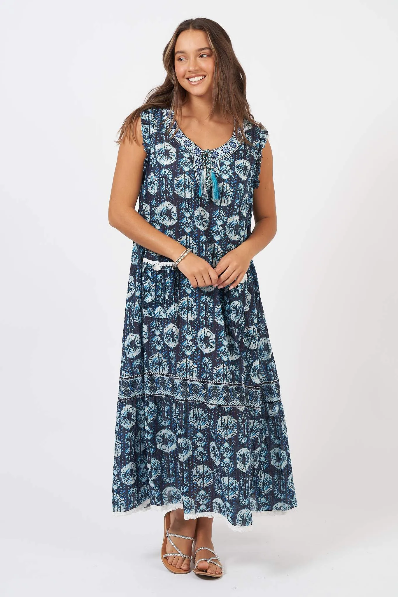 Epson Maxi Dress (Bandhama Circle)