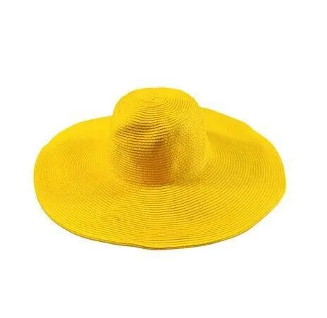 Foldable Large Straw Sun Floppy Beach Hat