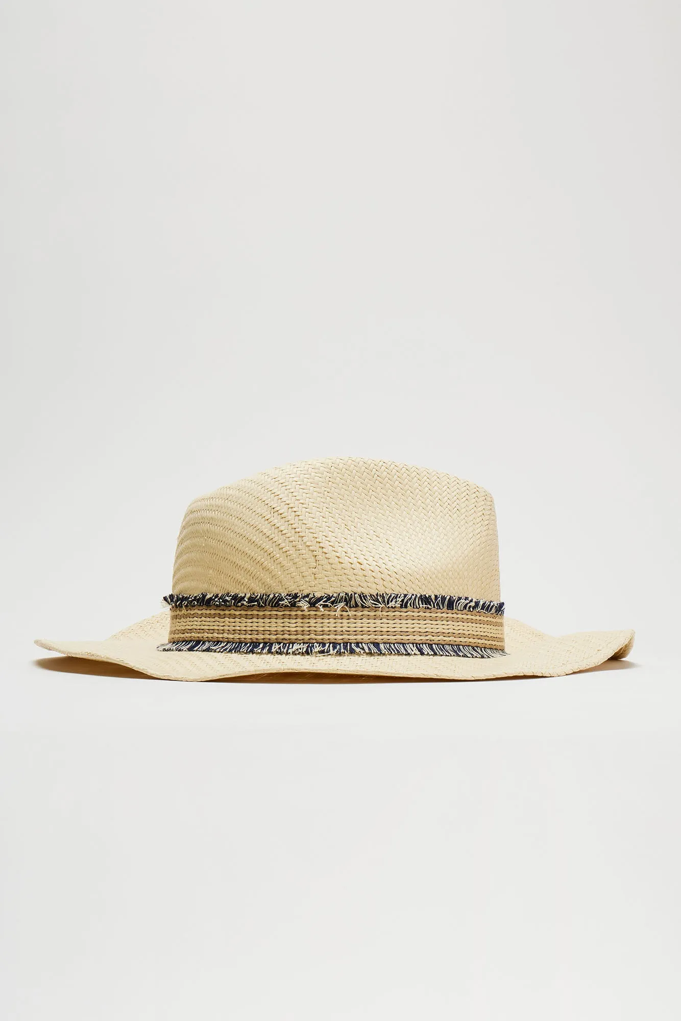 Go With The Wind Cowboy Hat - Natural/Combo