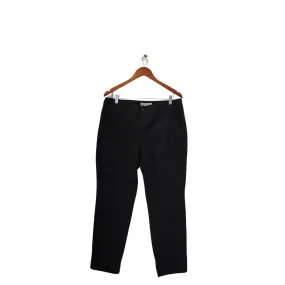 H&M Black Cuffed Cotton Pants | Brand New |