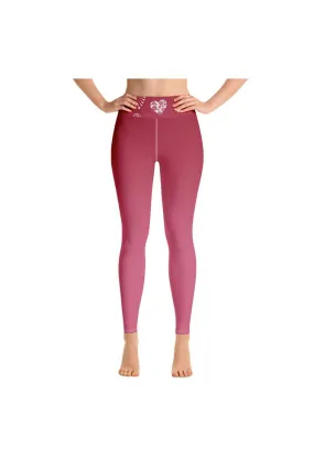 Heart Ombre Yoga Leggings