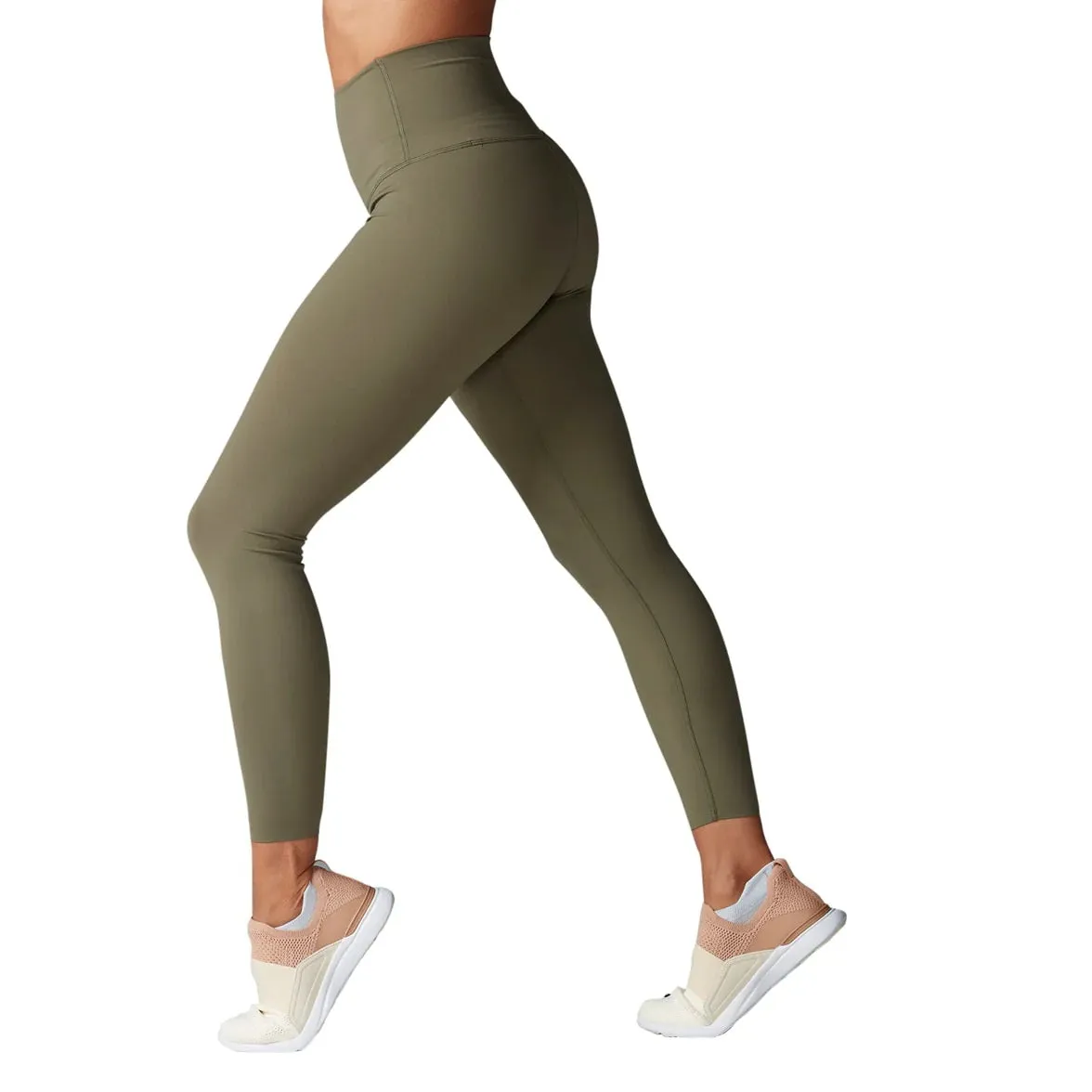 HIGH WAISTED 7/8 TIGHT - OLIVE