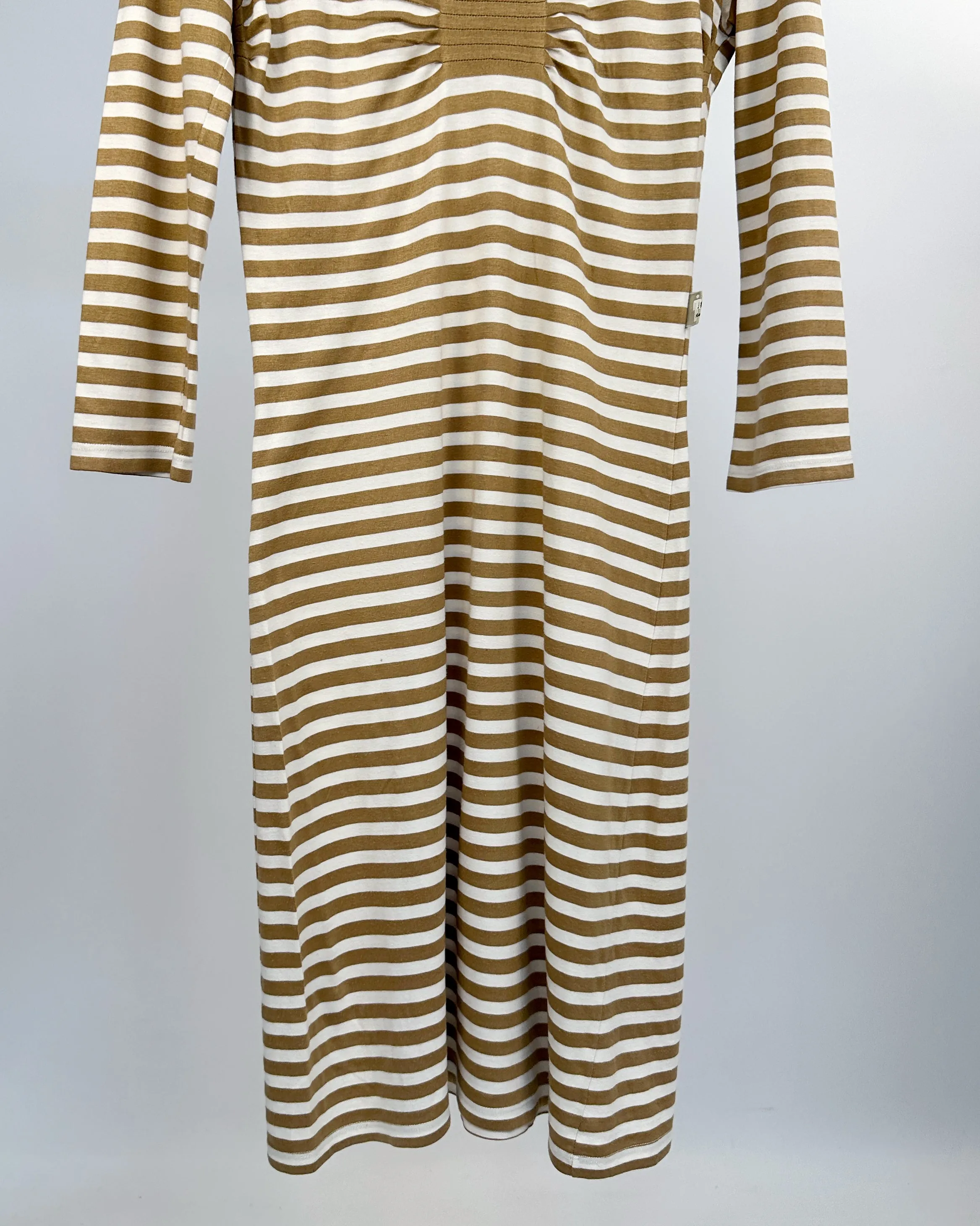 Jean Paul Gaultier Beige Striped Dress 1990's