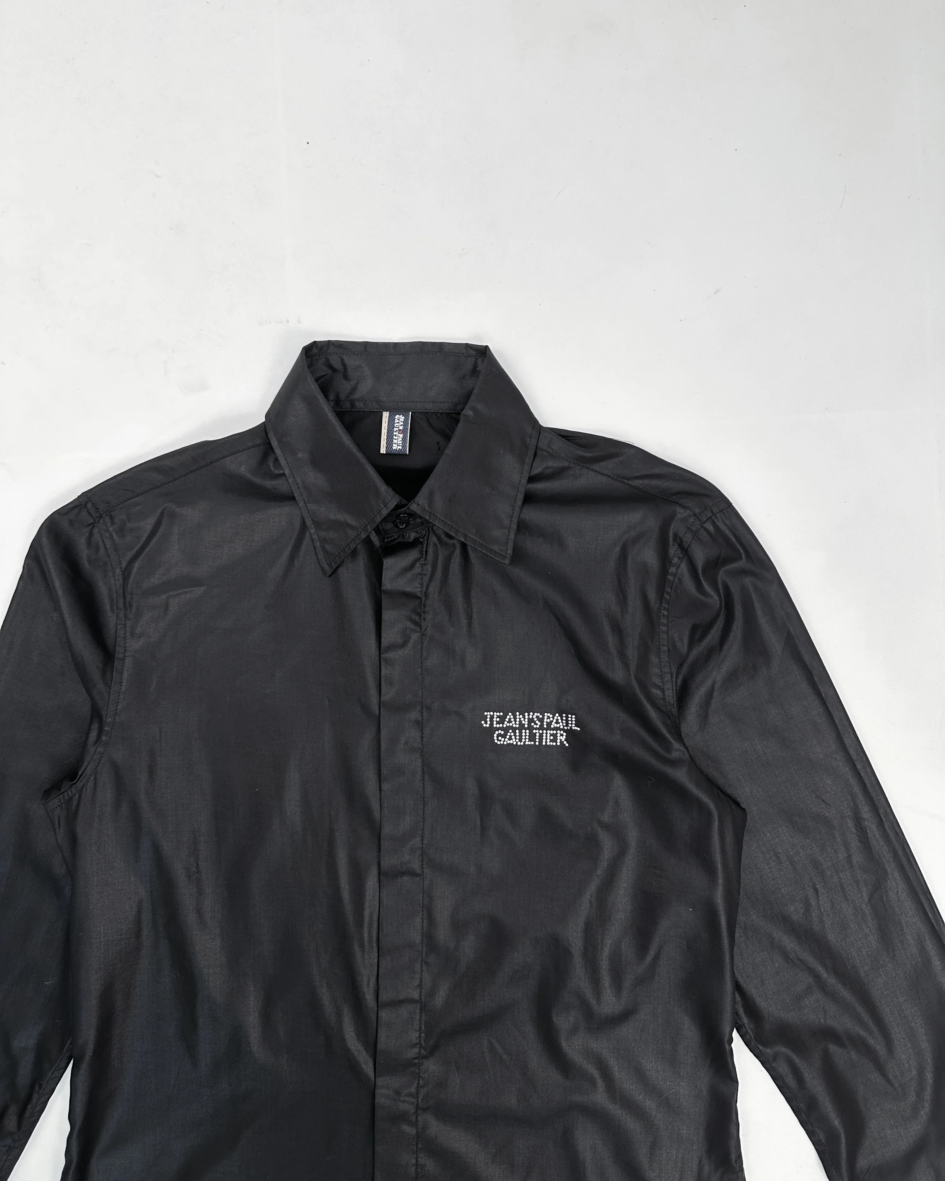 Jean Paul Gaultier Black Satin Shirt 1990's