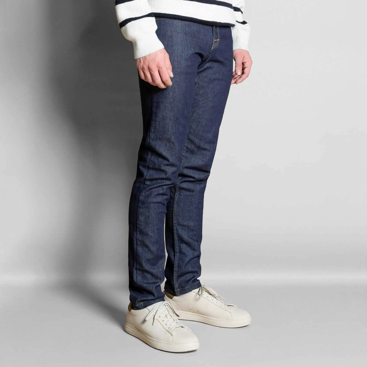 Jeans Paul confort bleu homme coupe demi-slim