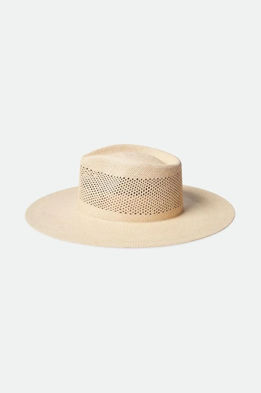 Jo Panama Straw Rancher - Catalina Sand