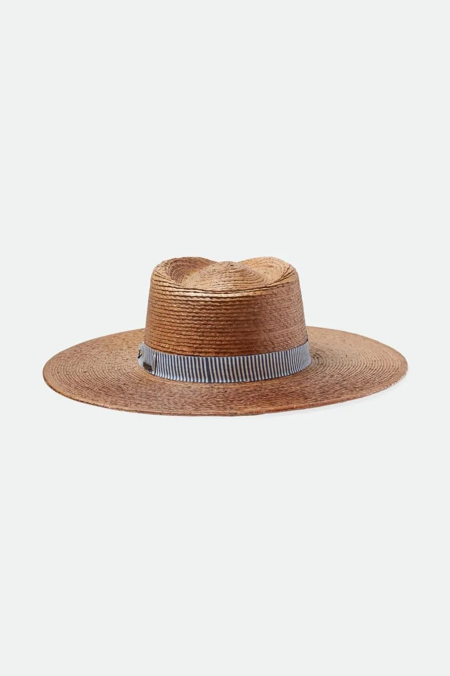 Jo Straw Rancher Hat Limited - Coffee/Washed Navy/Biscotti