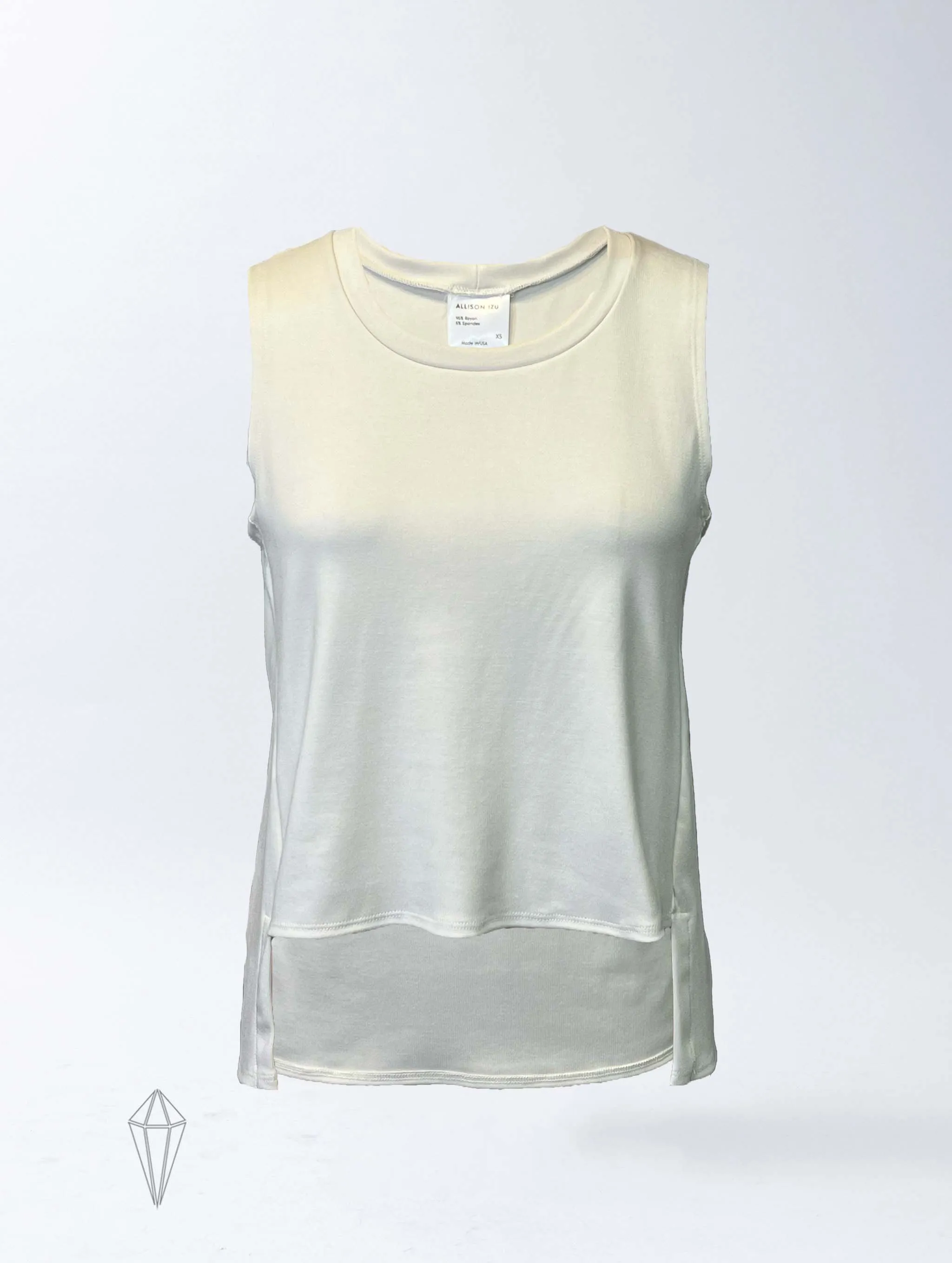 Max Tank - Antique White Soft Ponte