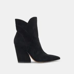 NEENA BOOTIES ONYX SUEDE