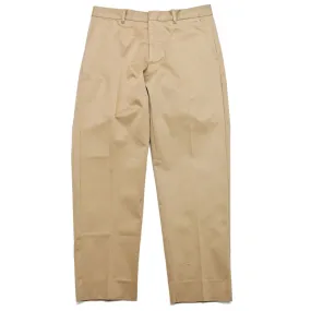 Norse Projects Andersen Regular Gabardine Flat Front Trouser Utility Khaki