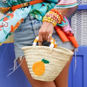 Orange Straw Frutta Bag