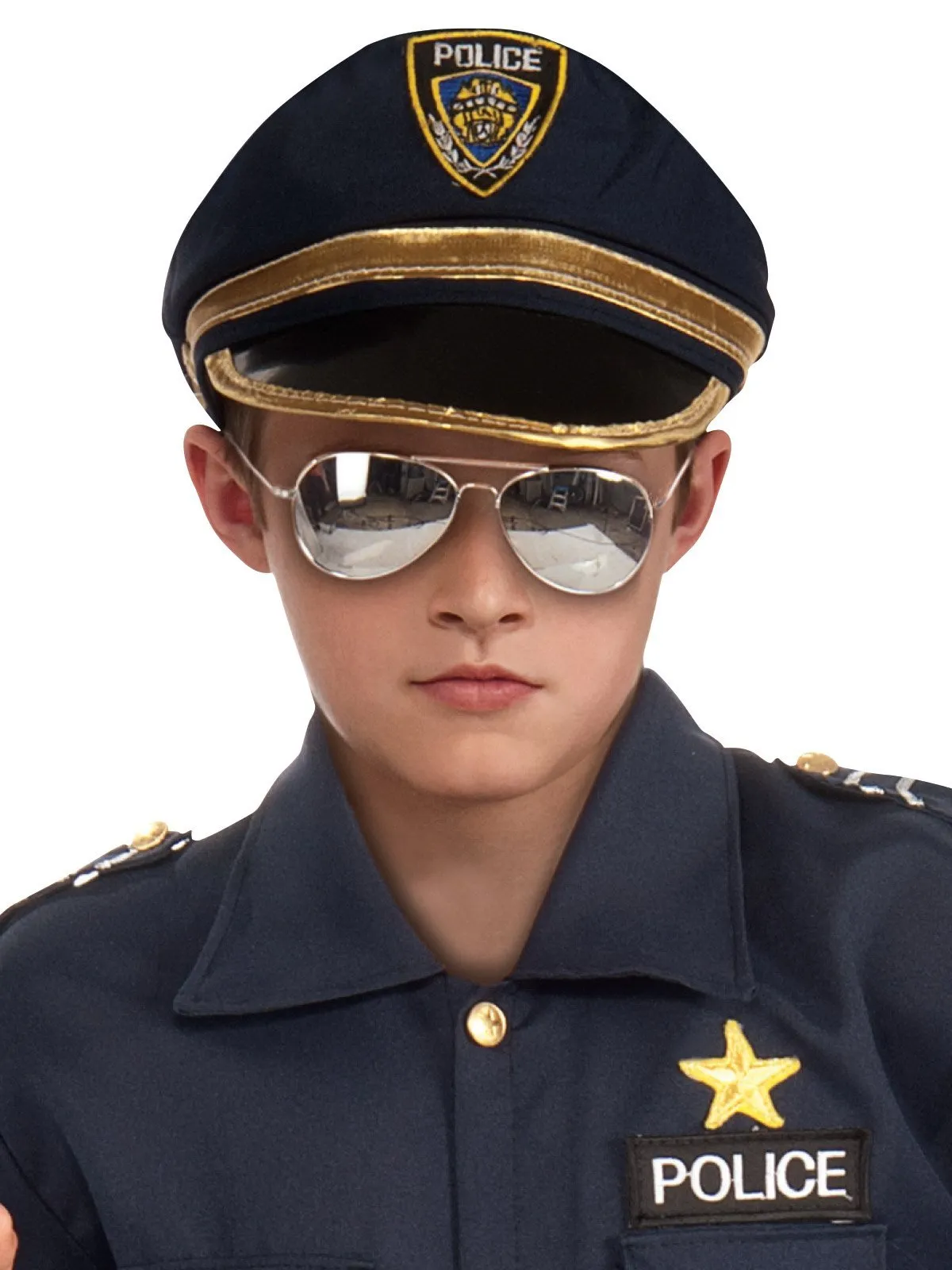 Police Officer Costume & Accessory Kit for Kids