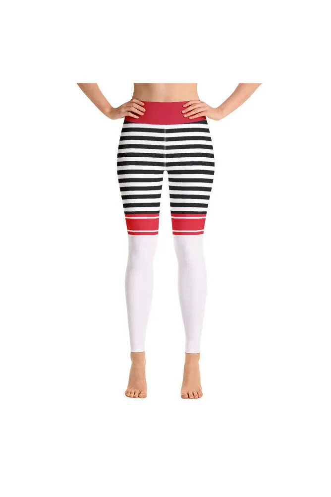 Sporty Stripes Yoga Leggings