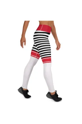 Sporty Stripes Yoga Leggings