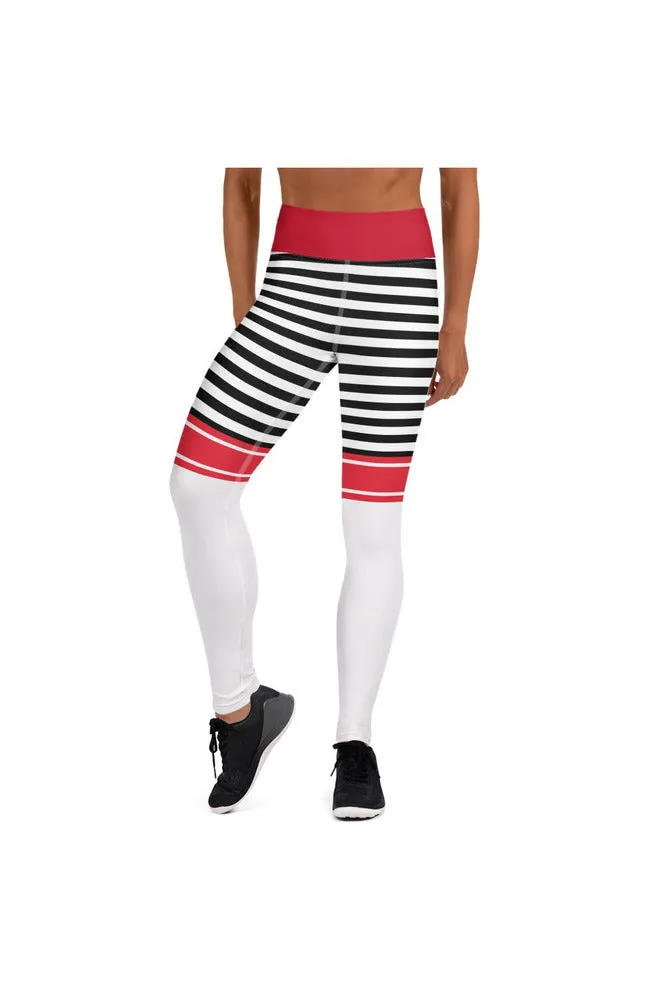 Sporty Stripes Yoga Leggings