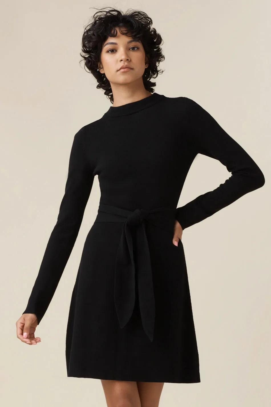 The Mockneck Sweater Dress