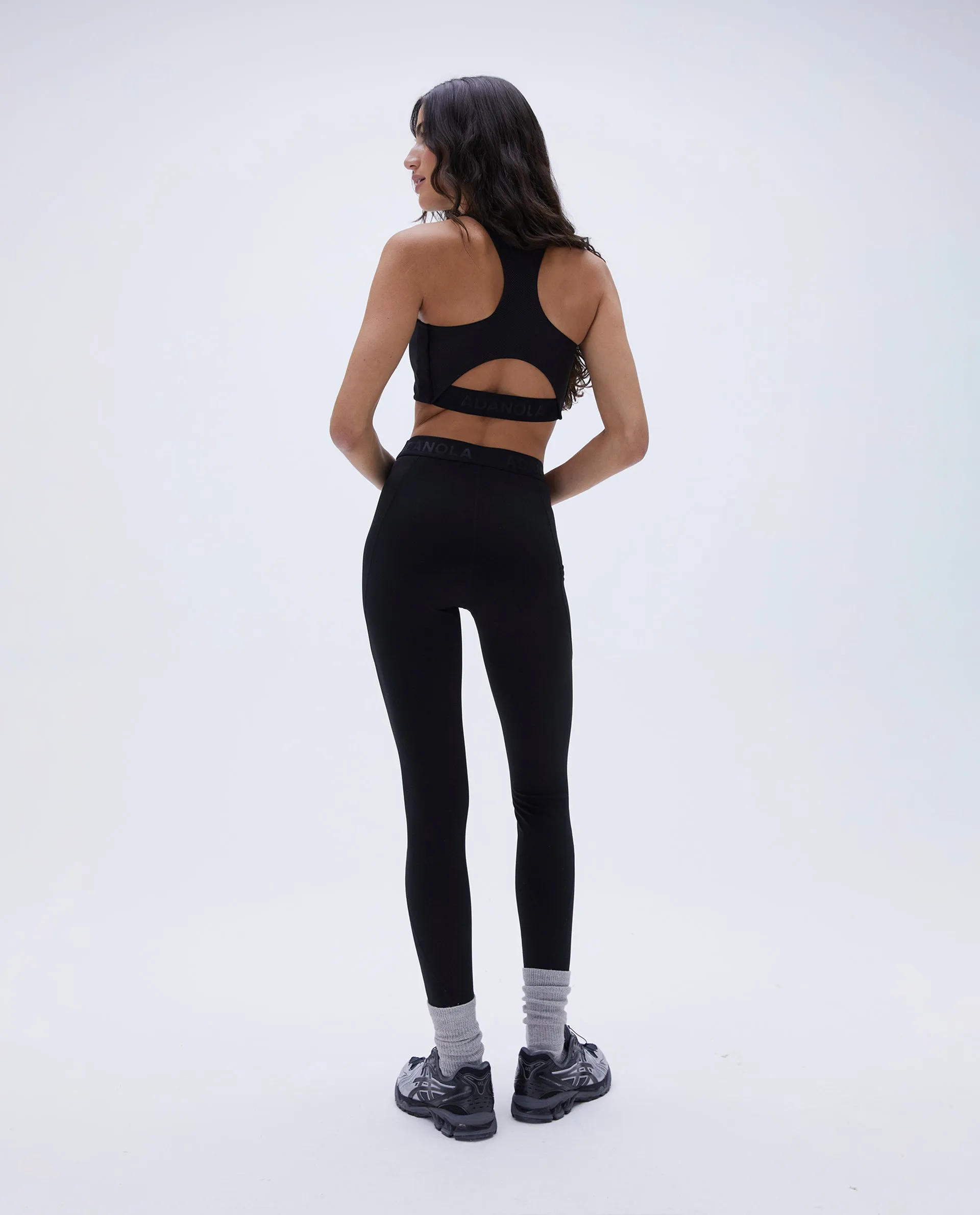 Ultimate Branded Pocket Leggings - Black