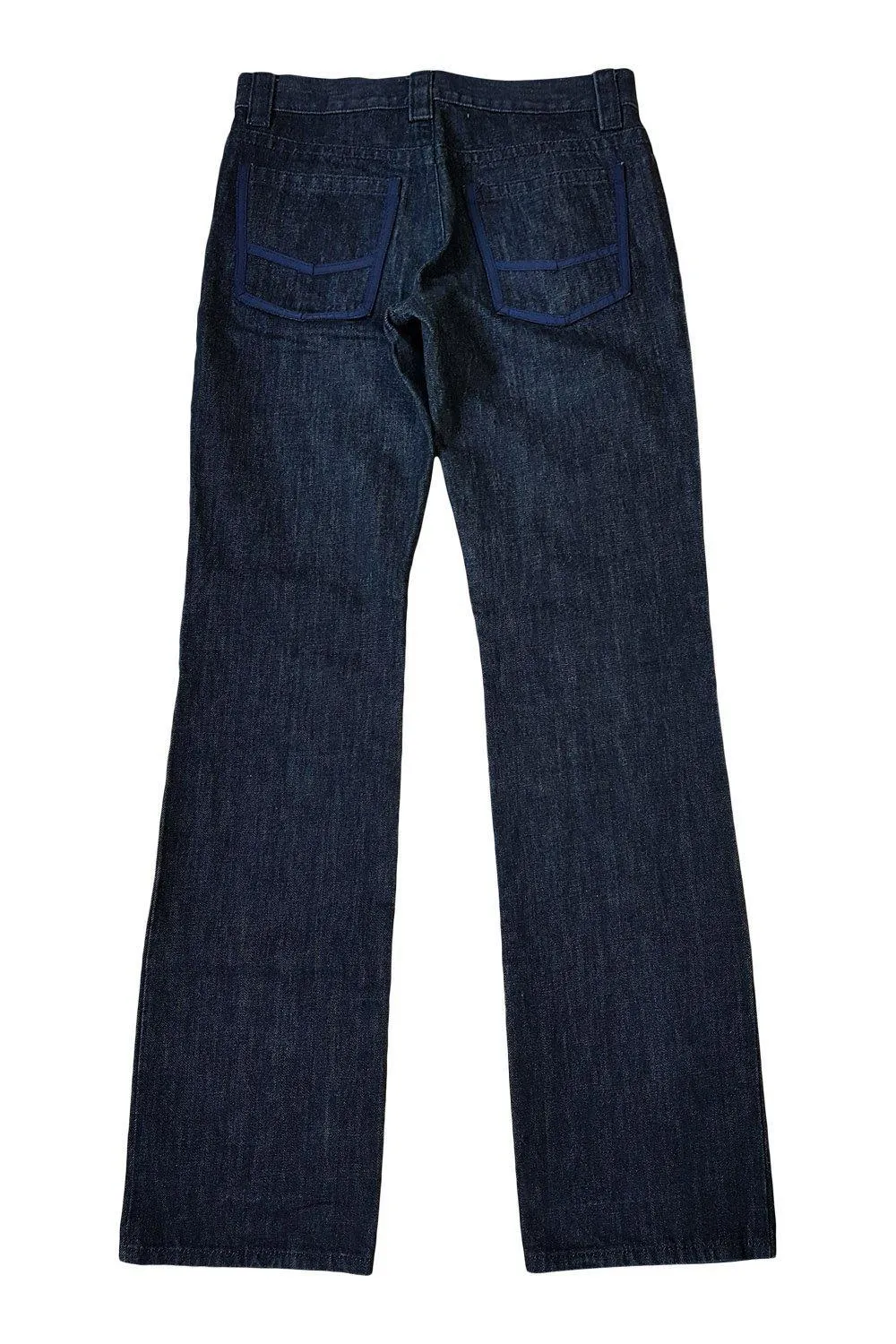 VALENTINO Red Straight Leg Dark Wash Jeans (IT 42)