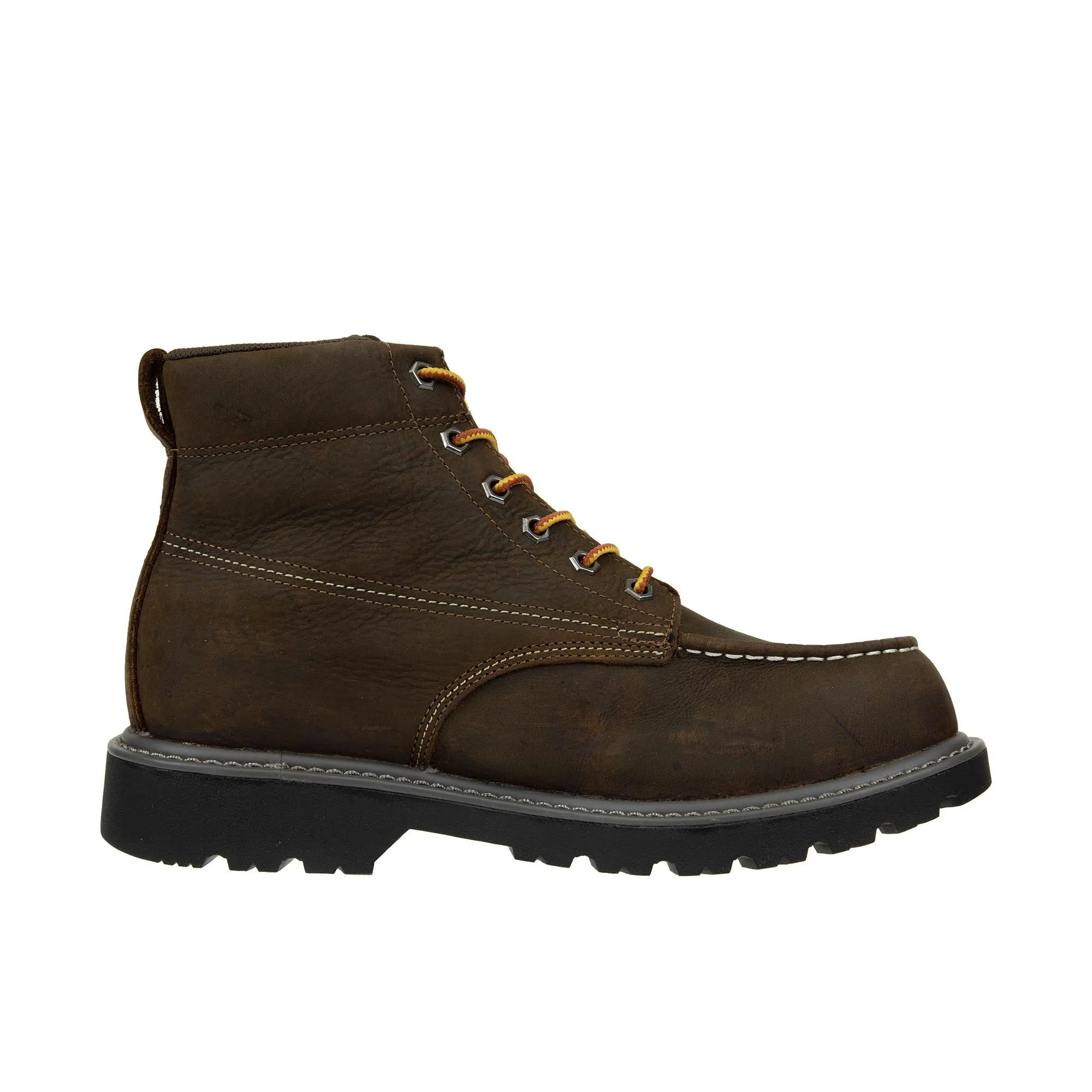 Wolverine Floorhand Moc Toe Steel Toe Dark Coffee