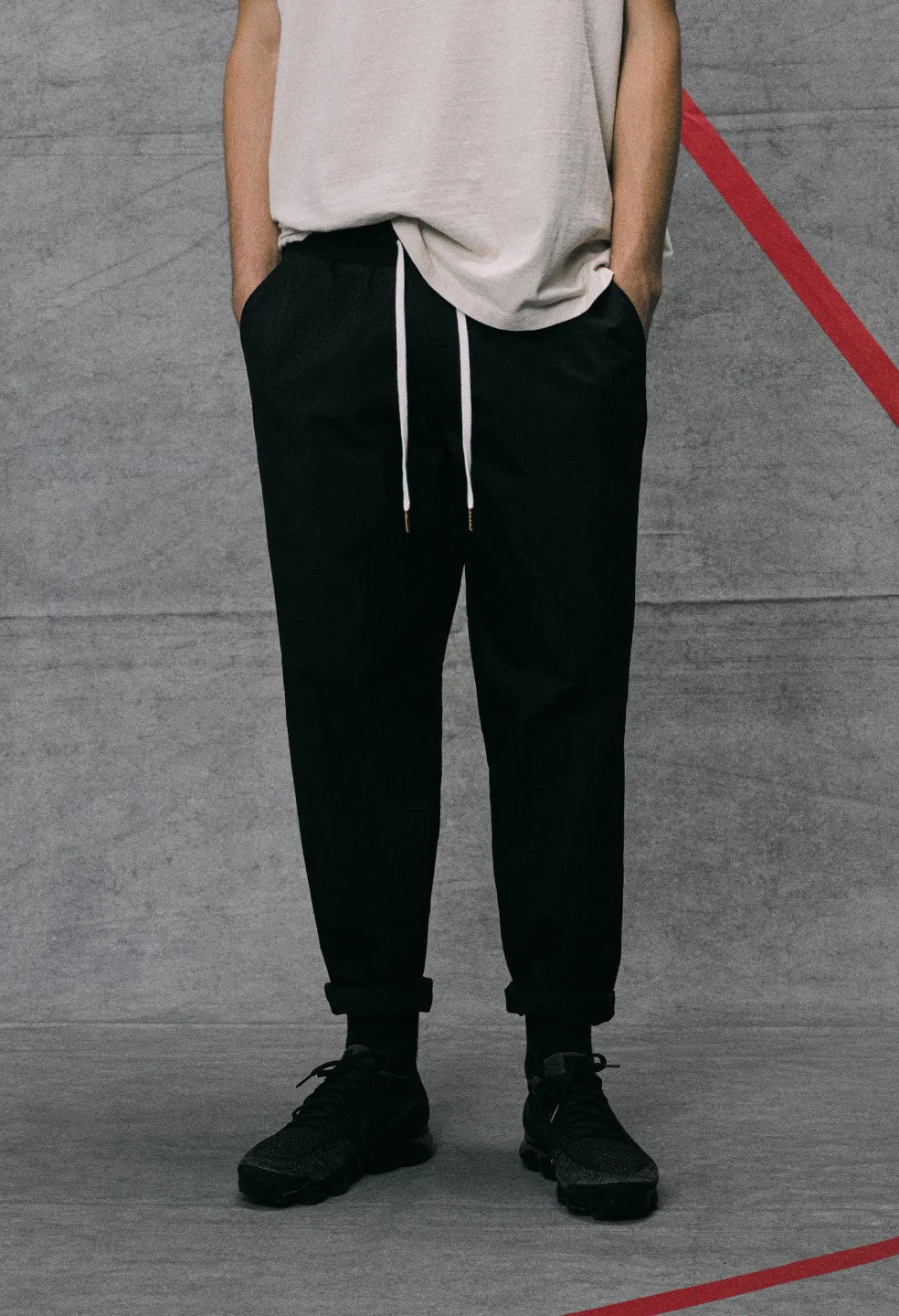 Woven Travel Pant / Black